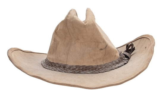 Mickey Mantles Personal United Hatters, Cap and Millinery Workers International Union Cowboy Hat (Mantle Chauffer LOA)